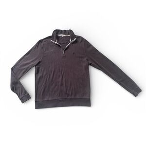 Burberry Men's Brown Quarter-Zip Sweater